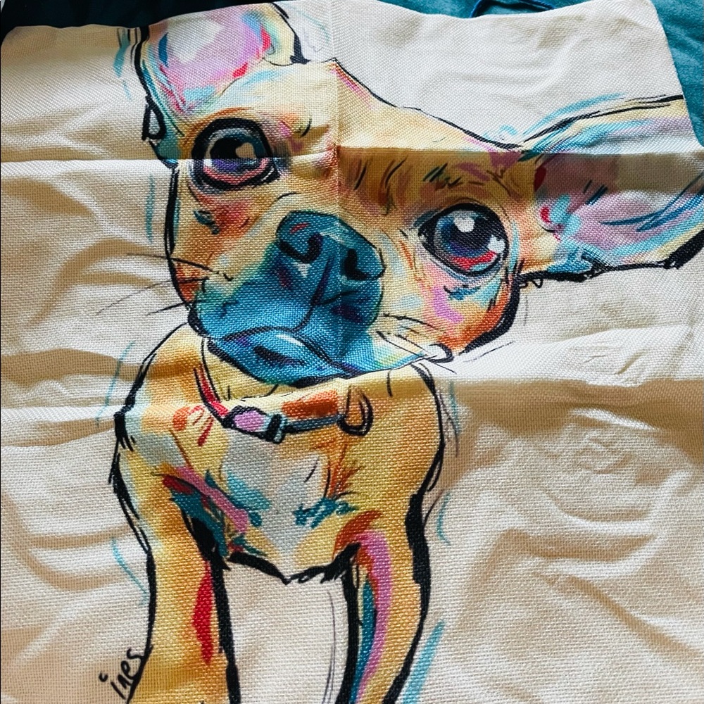 Chihuahua pillow cover